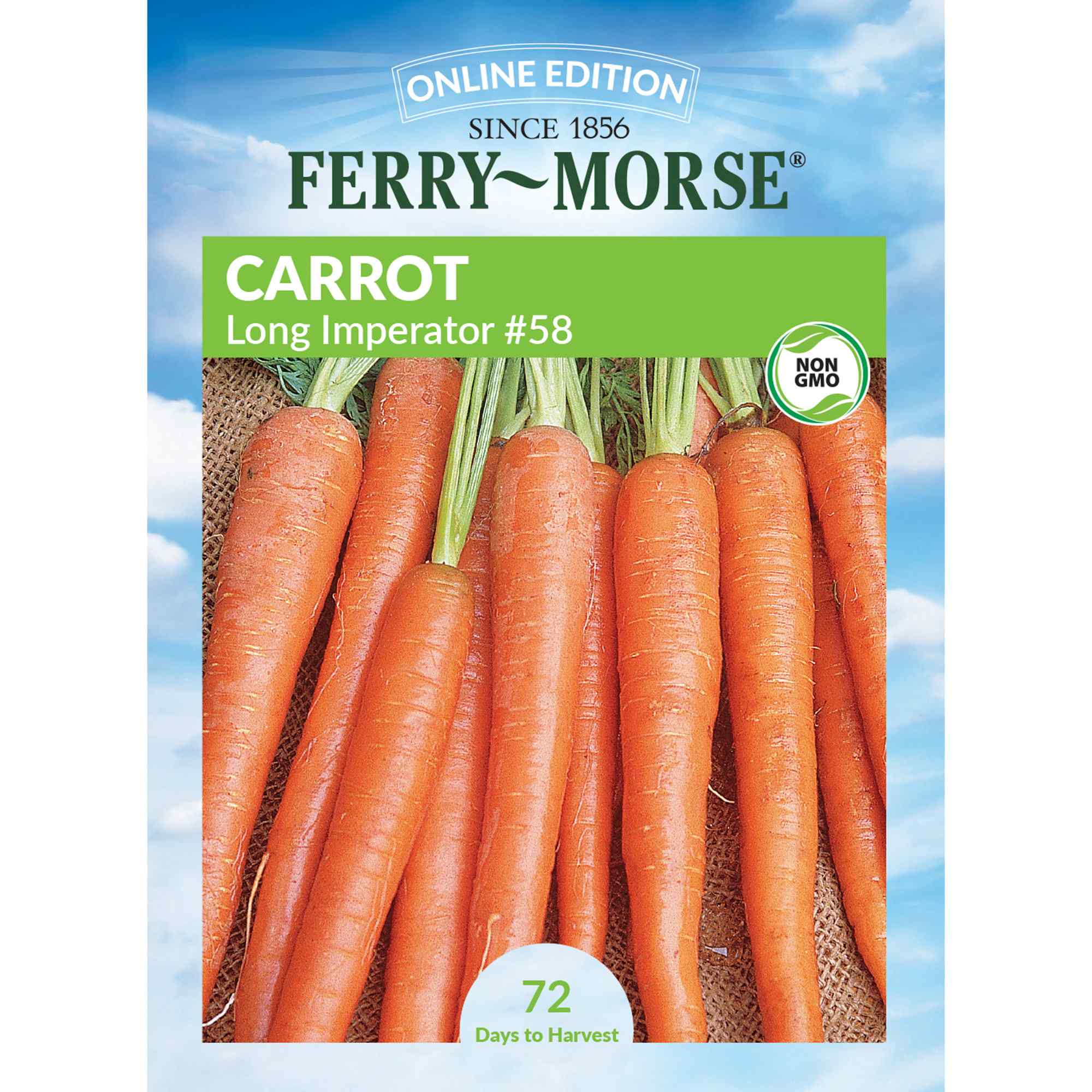 Ferry-Morse carrot long imperator seed packet